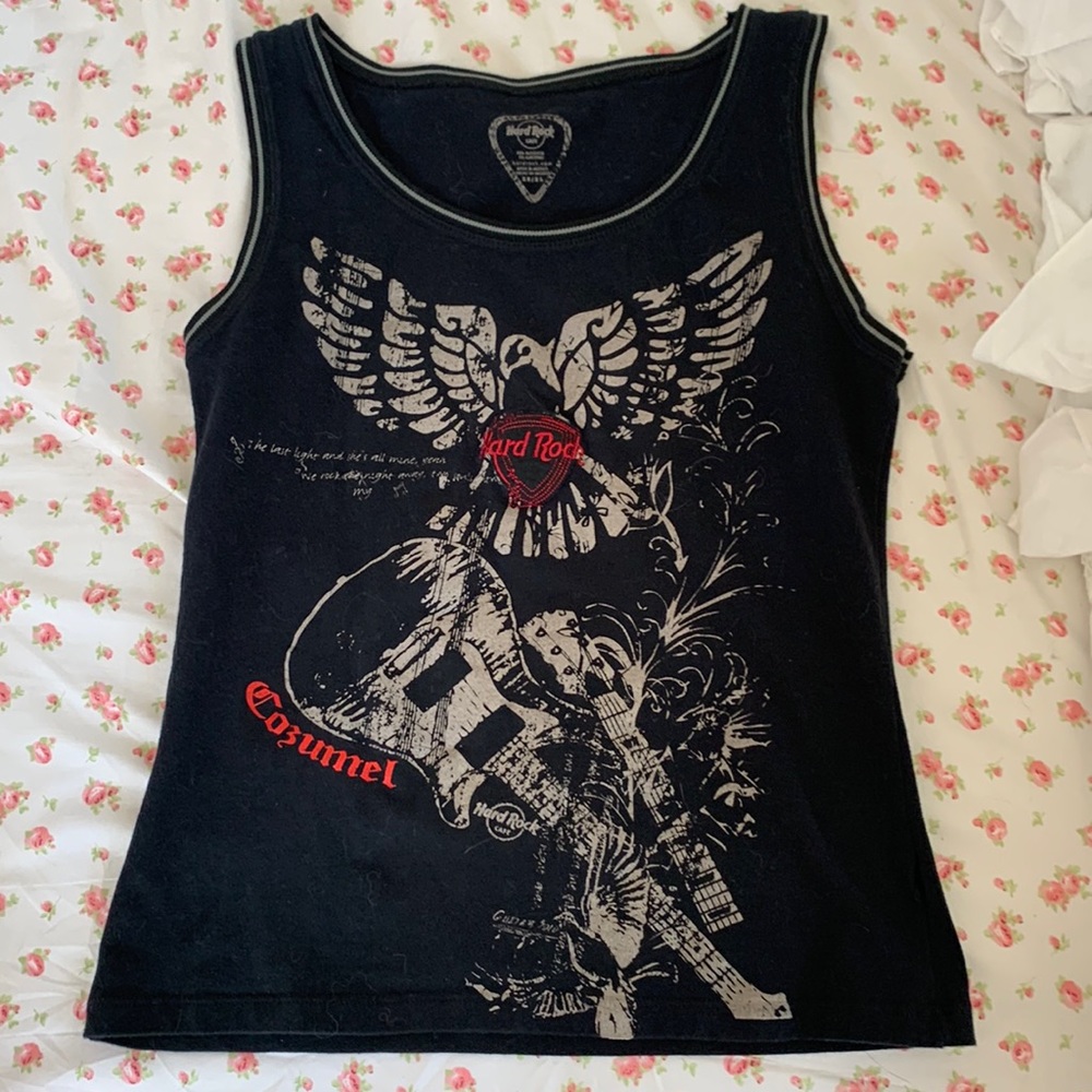 hard rock cafe vintage tank